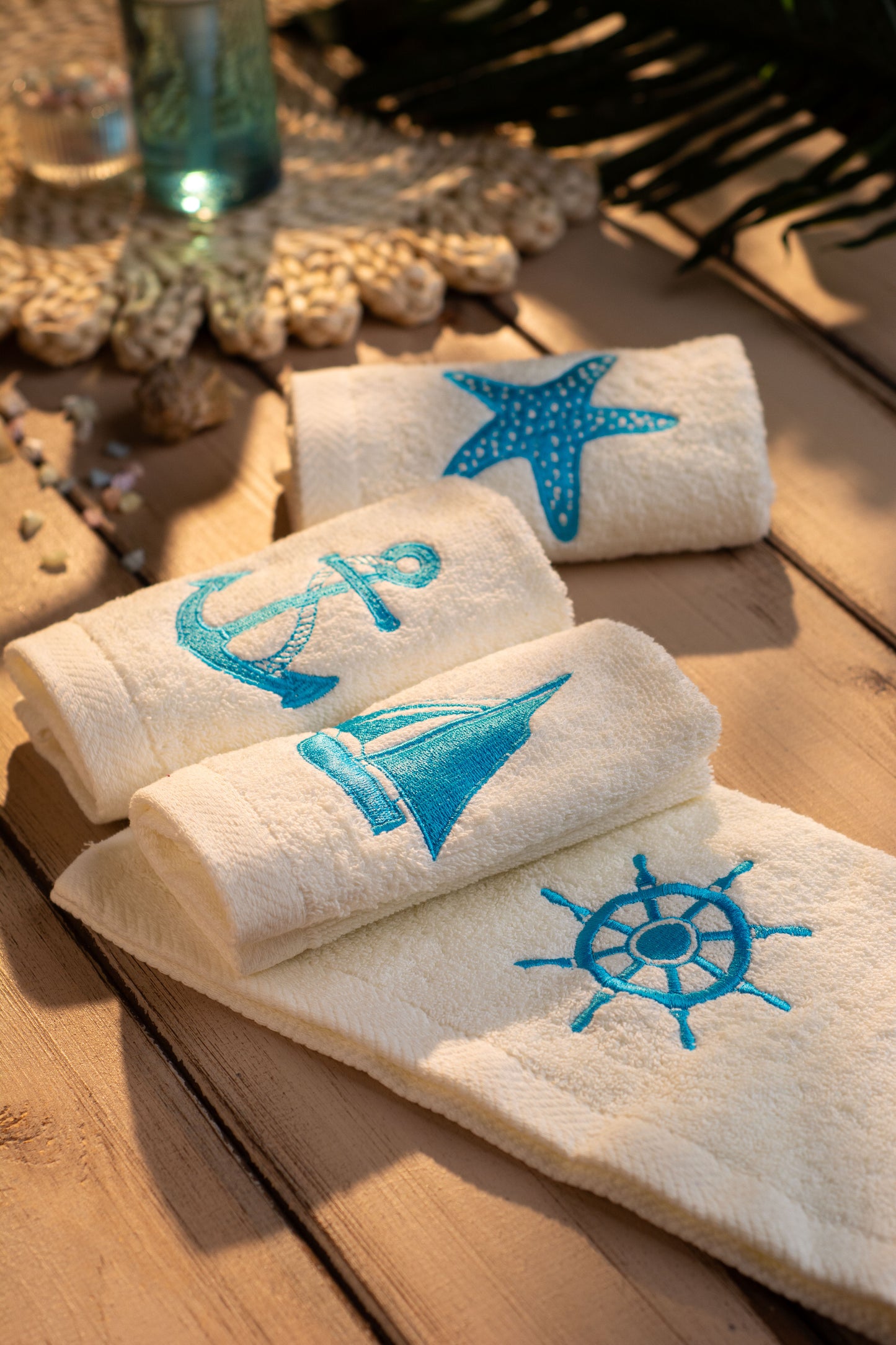 Sea-Whisper Guest Towels