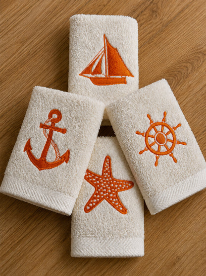 Sea-Whisper Guest Towels