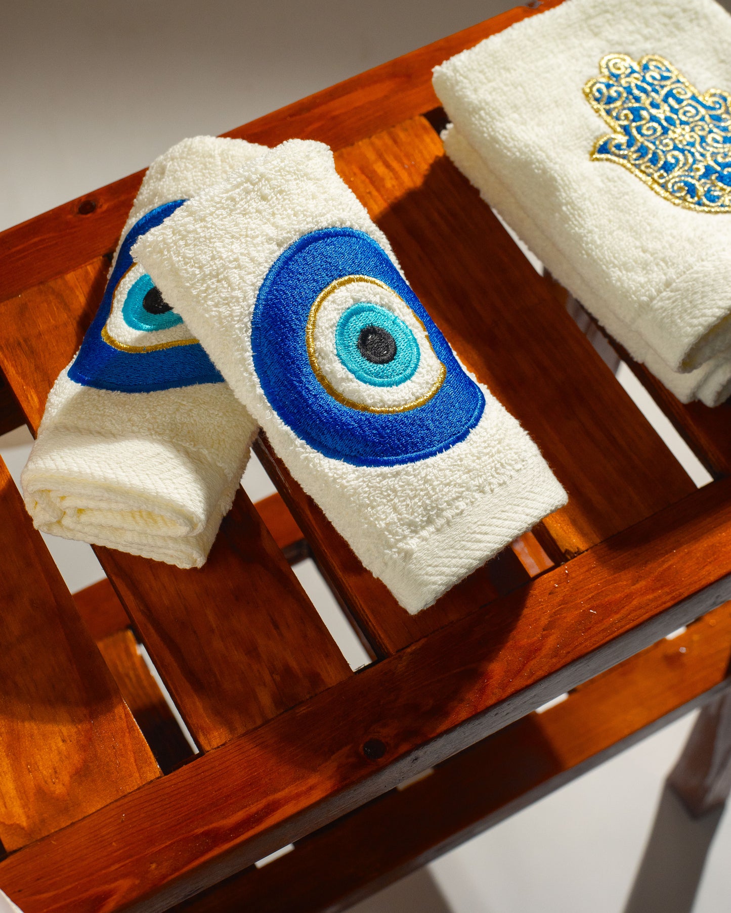 Blue Evil Eye Guest Towels
