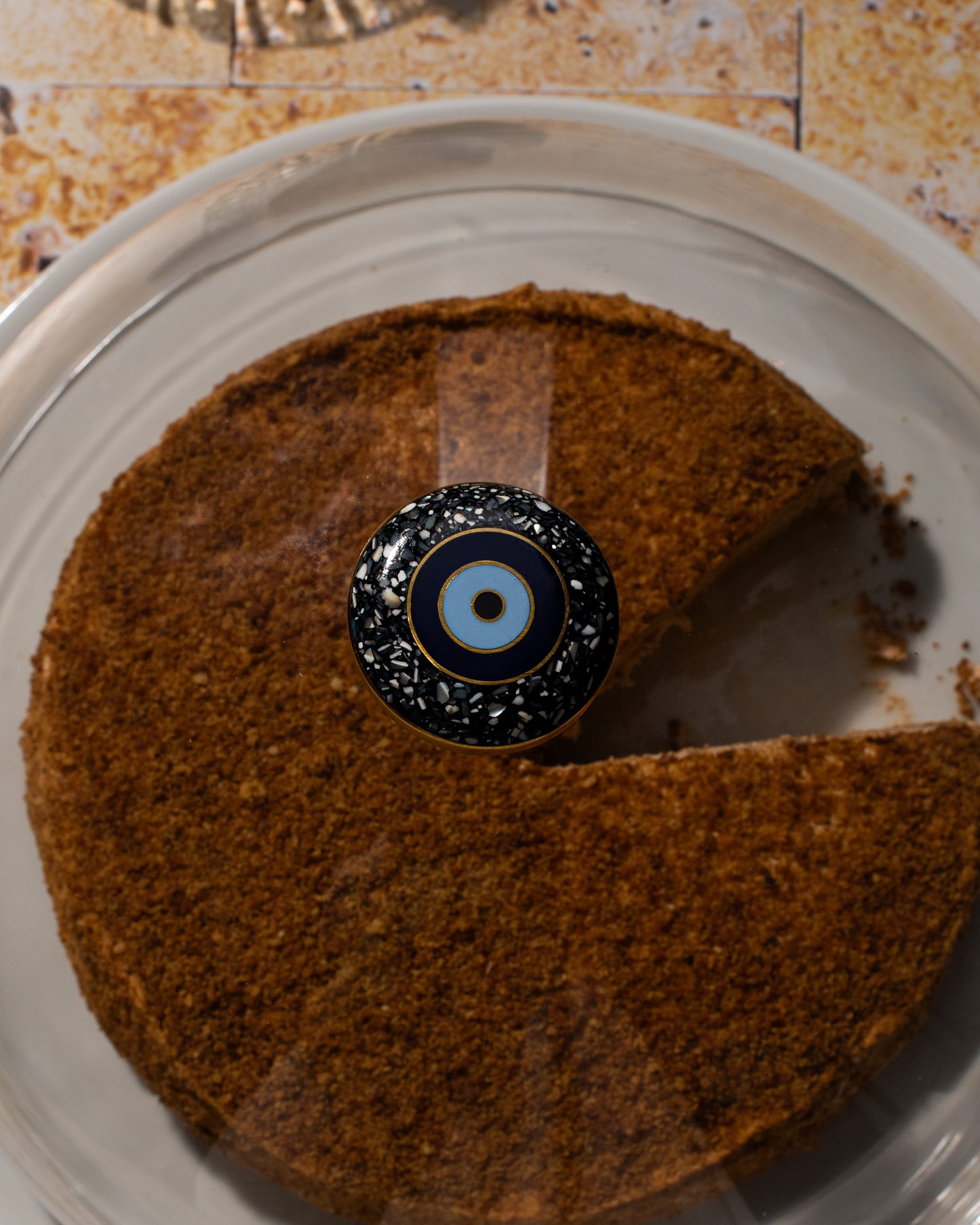 Rounded Porcelain Serving Plate