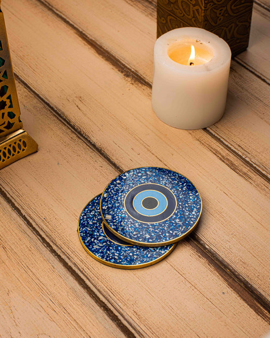 Nile Blue Eye coasters