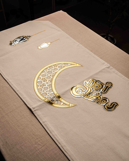 Golden Crescent Table Runner