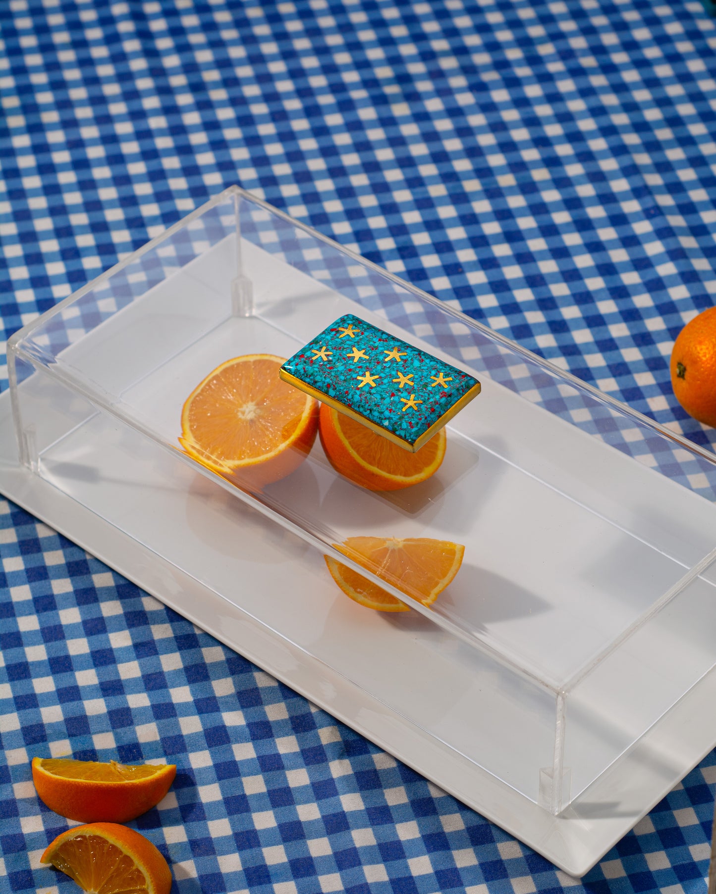 Kemet Star Rectangular Serving Plate