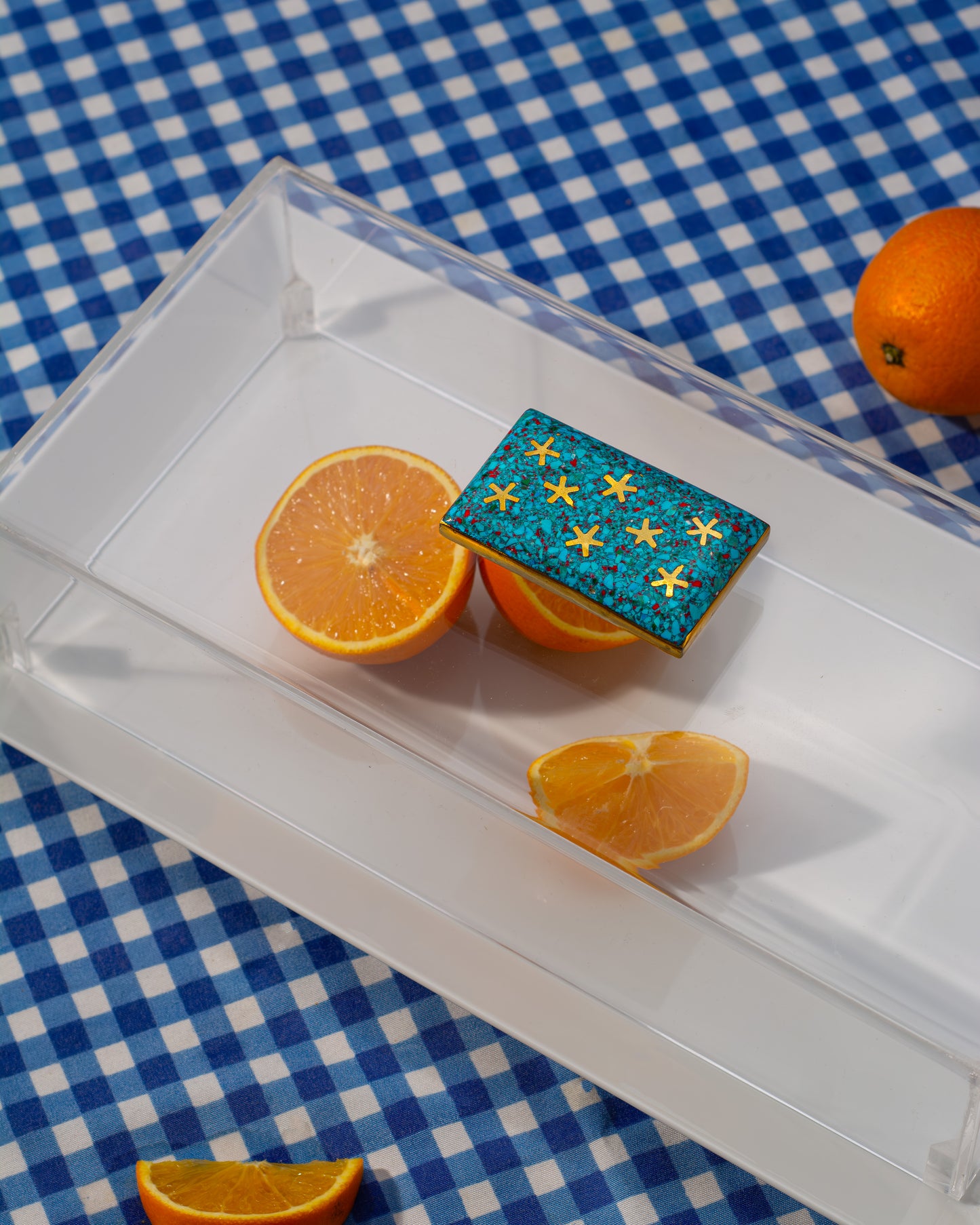 Kemet Star Rectangular Serving Plate