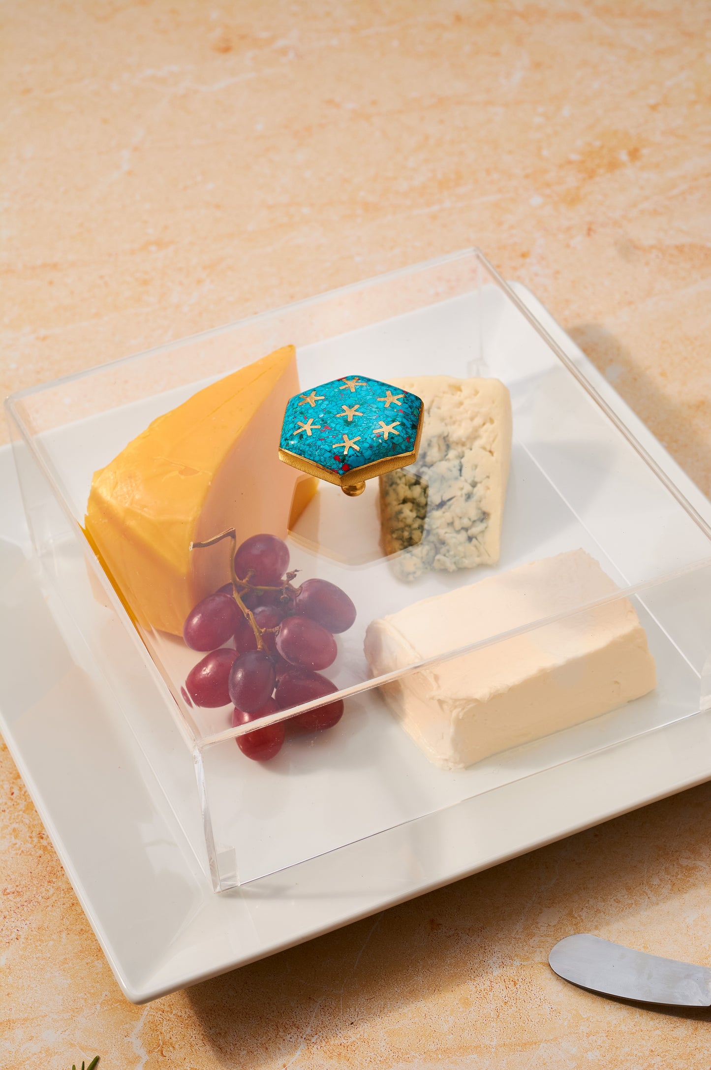 Kemet Star Square Serving Plate