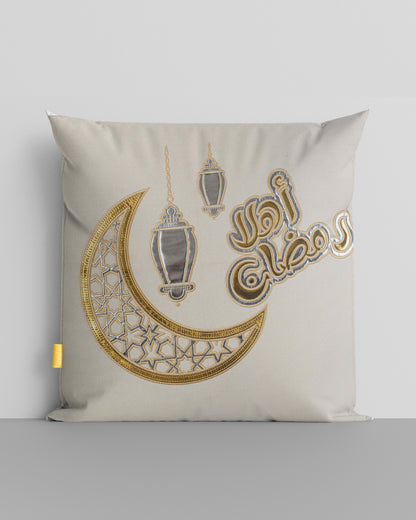Golden Crescent cushion