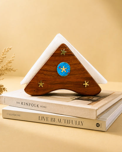Oak Starlight Napkin Holder